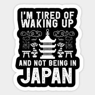 Japan travel saying for Japan Japanese Culture Fans Sticker